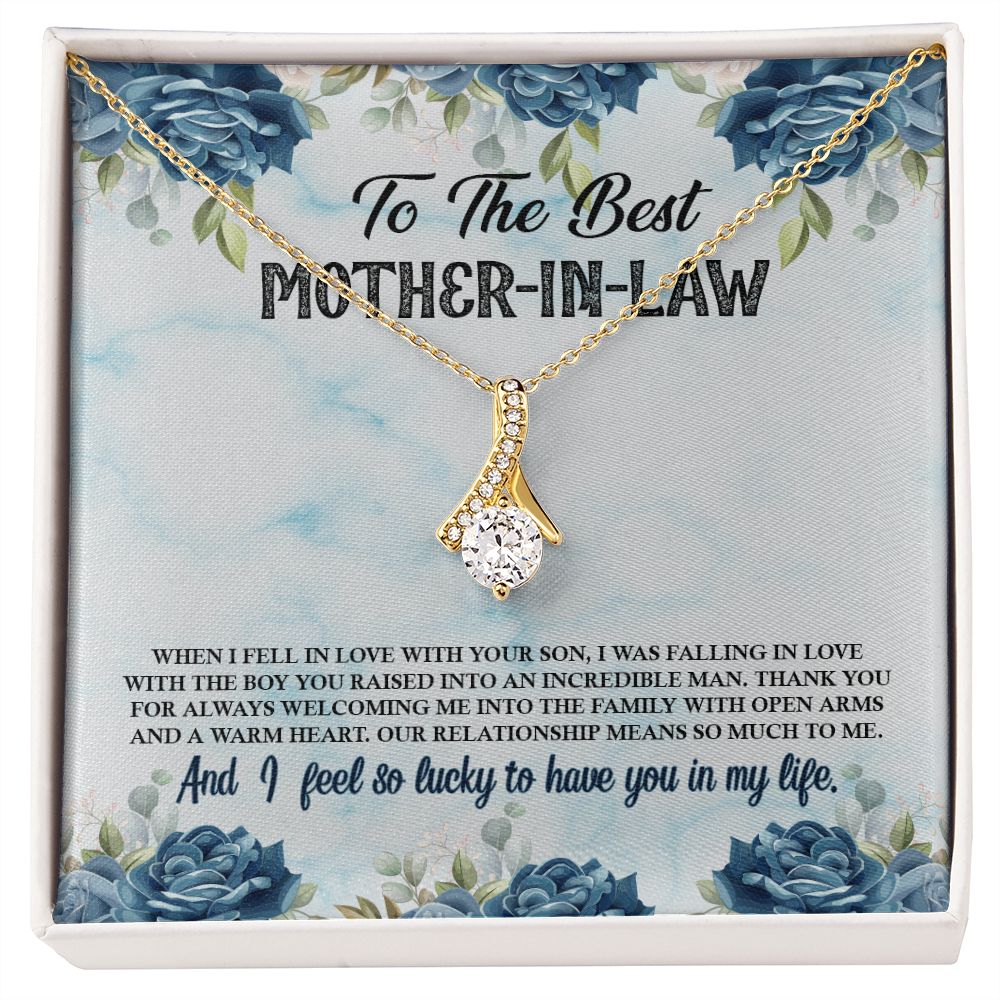 To The Best Mother-in-Law Alluring Beauty Necklace