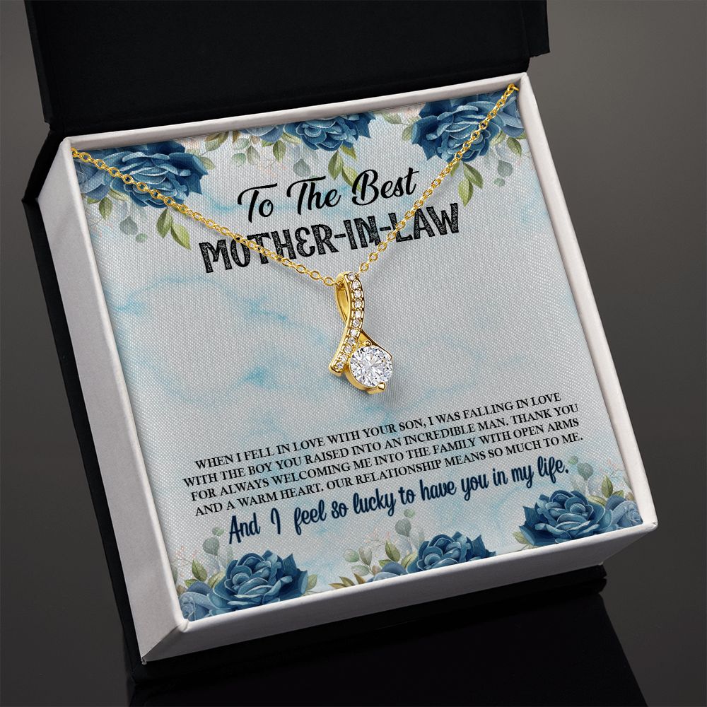 To The Best Mother-in-Law Alluring Beauty Necklace