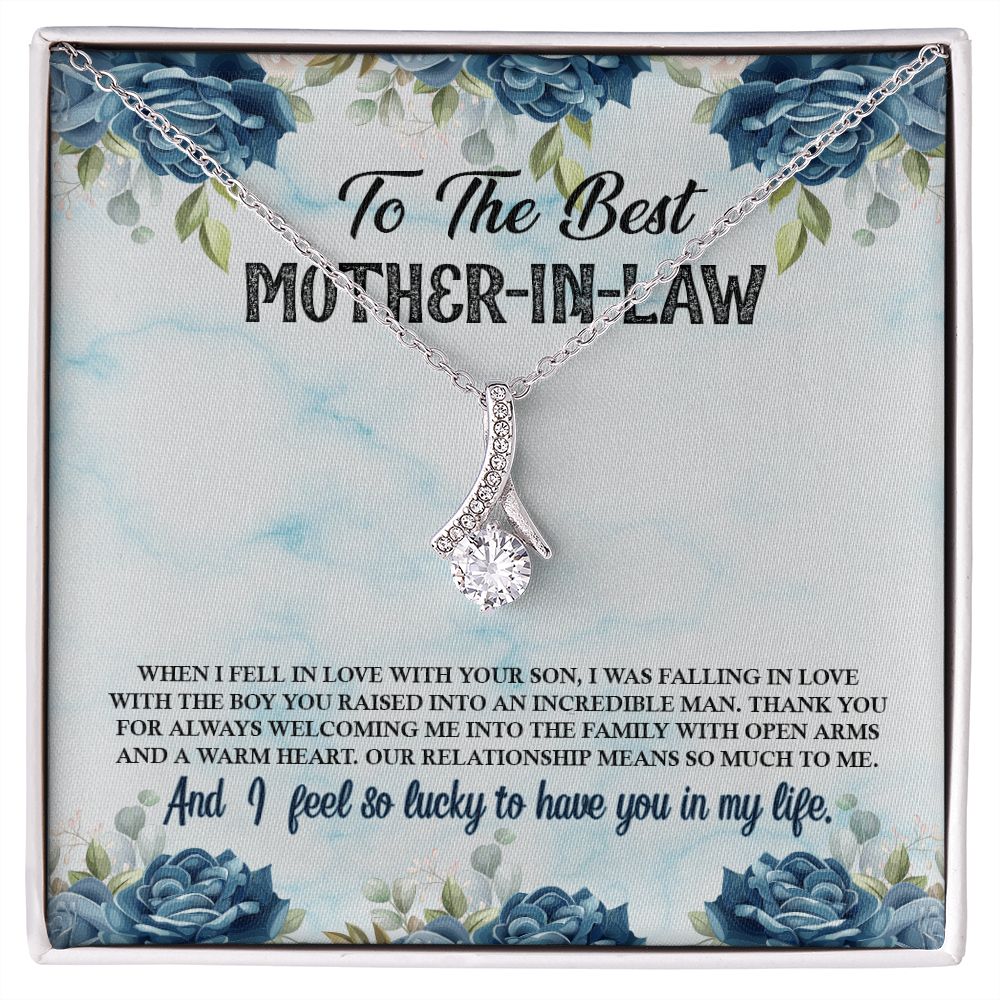 To The Best Mother-in-Law Alluring Beauty Necklace