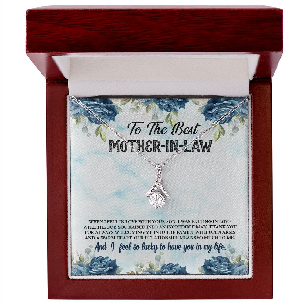 To The Best Mother-in-Law Alluring Beauty Necklace