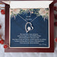 To My Sister To The Moon & Back Forever Love Necklace