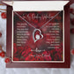 To My Darling Valentine Forever Love Necklace