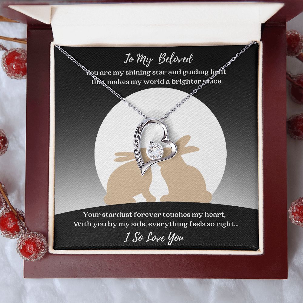To My Beloved Everything Feels So Right Forever Love Necklace