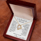 To My Dearest Wife Thank You For Being You Forever Love Necklace