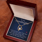 To My Granddaughter Love You for the Rest of Mine Forever Love Necklace