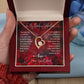 To My Darling Valentine Forever Love Necklace