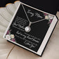 To My Mom So much of me Eternal Hope Necklace