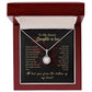 To My Sweet Daughter-in-Law Eternal Hope Necklace