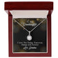 To My Granddaughter Love You Forever Eternal Hope Necklace