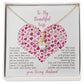 To My Beautiful Wife My Love For You Will Never Fade Alluring Beauty Necklace