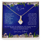My Love You Are My Rock Alluring Beauty Necklace
