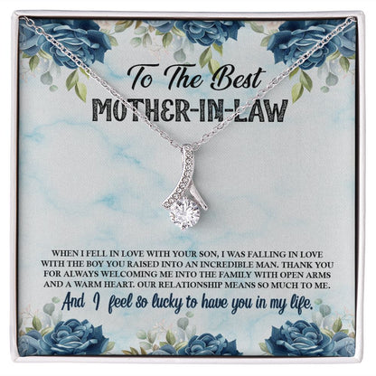 To The Best Mother-in-Law Alluring Beauty Necklace