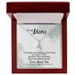 To My Mom She is My Walking Miracle Alluring Beauty Necklace