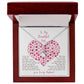 To My Beautiful Wife My Love For You Will Never Fade Alluring Beauty Necklace