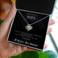 To My Gorgeous Wife- My Last Breath Love Knot Necklace