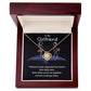 To My Girlfriend My Love Is Always There Love Knot Necklace