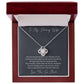 To My Darling Wife Spend Rest Of Forever With You Love Knot Necklace