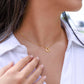 To My Mom For all the Times Delicate Heart Necklace