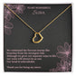 To My Wonderful Sister Delicate Heart Necklace