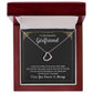 To My Beautiful Girlfriend Delicate Heart Necklace