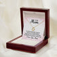 To My Mom For all the Times Delicate Heart Necklace