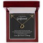 To My Beautiful Girlfriend Delicate Heart Necklace