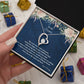 To My Sister To The Moon & Back Forever Love Necklace