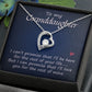To My Granddaughter Love You for the Rest of Mine Forever Love Necklace