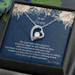To My Sister To The Moon & Back Forever Love Necklace