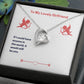 To My Lovely Girlfriend Forever Love Necklace