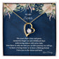 To My Sister To The Moon & Back Forever Love Necklace