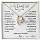 To My Dearest Wife Thank You For Being You Forever Love Necklace