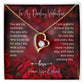 To My Darling Valentine Forever Love Necklace