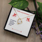 To My Lovely Girlfriend Forever Love Necklace