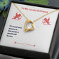 To My Lovely Girlfriend Forever Love Necklace