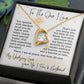 To The One I Love You Sparkle With Stardust Forever Love Necklace