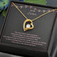To My Sister To The Moon & Back Forever Love Necklace